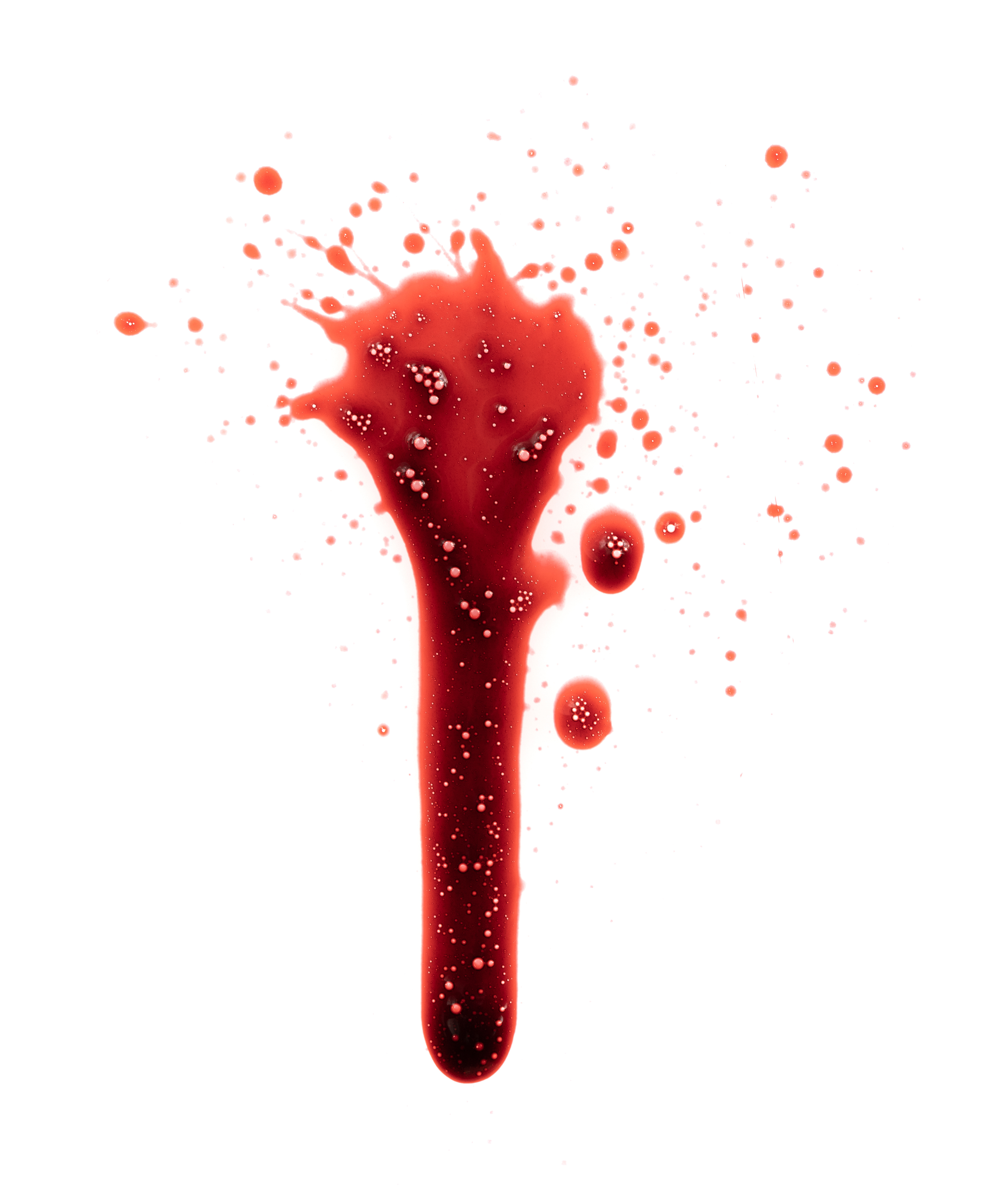 Dripping blood