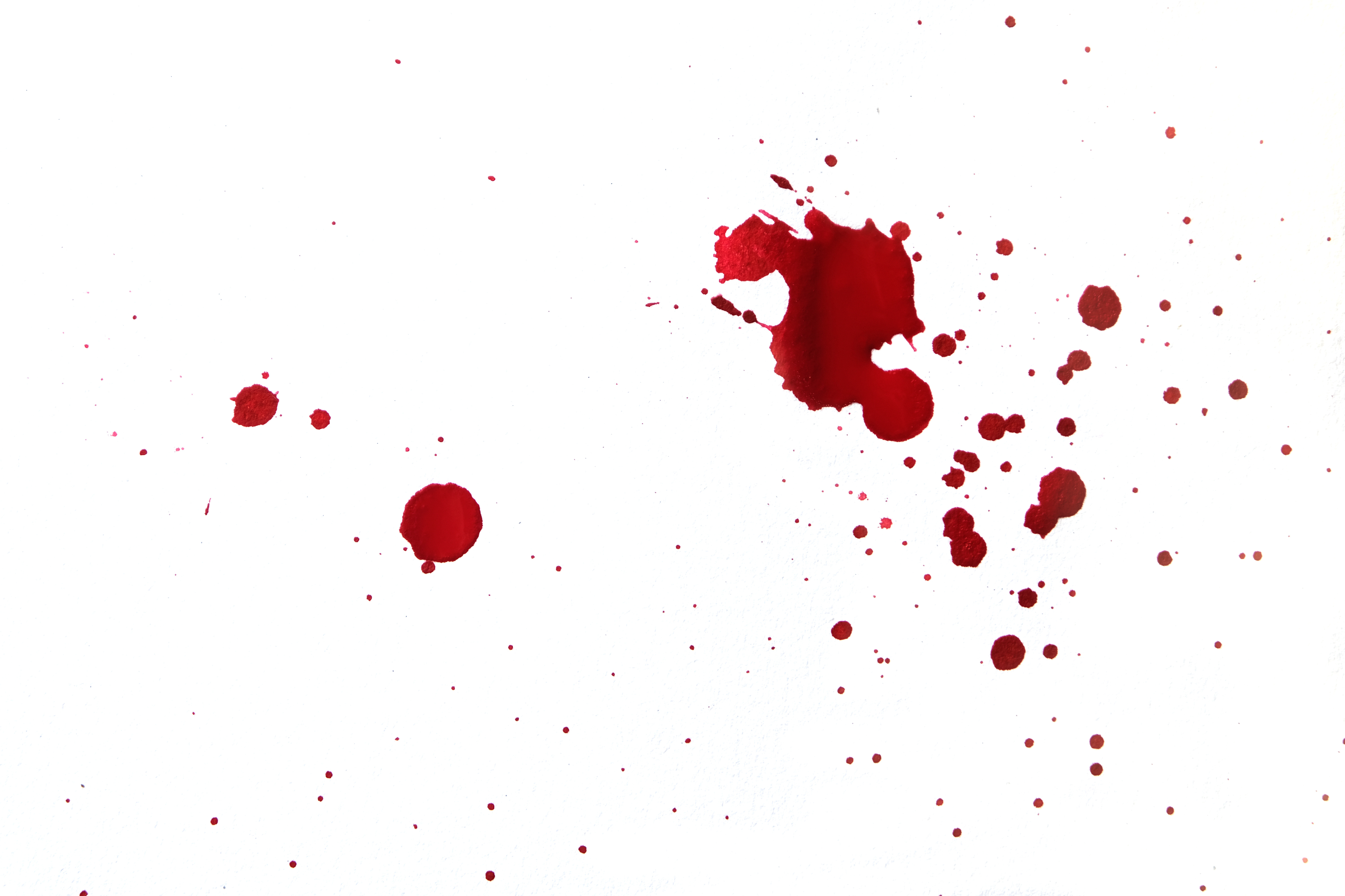 splattered blood